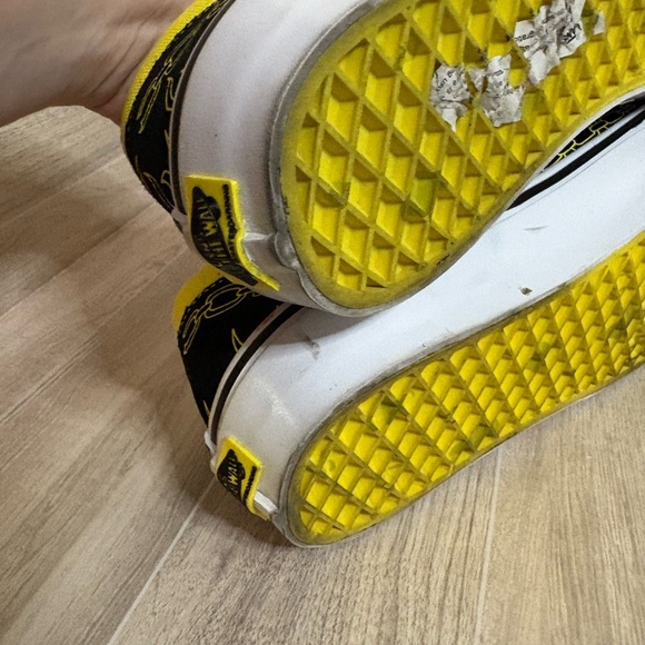 Vans Spongebob Squarepants Gigliotti Slip On Black Suede Size Men 10.5 RARE - Picture 15 of 16